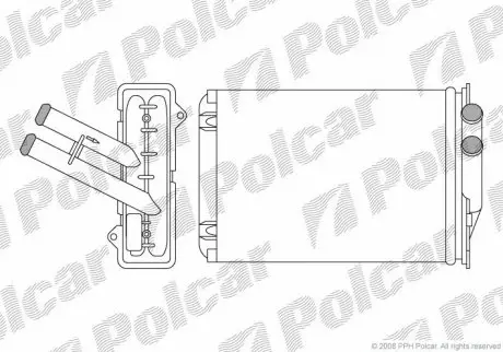 Радиаторы обогрева POLCAR 2427N8-1