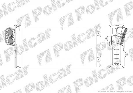 Радиаторы обогрева POLCAR 2330N8-1 (фото 1)