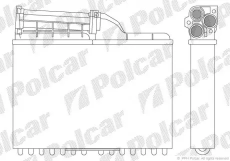 Радиаторы обогрева POLCAR 2015N8-3
