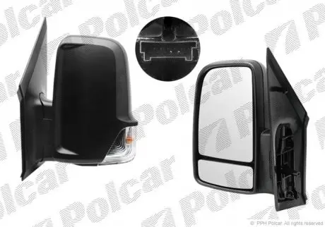 Дзеркало зовнішнє POLCAR 506552-M