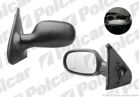 Дзеркало зовнішнє POLCAR 6016514E
