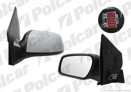 Дзеркало зовнішнє POLCAR 3237524E