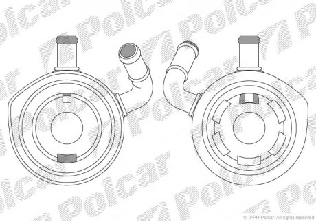 Радіатори олії POLCAR 6060L8-1 (фото 1)