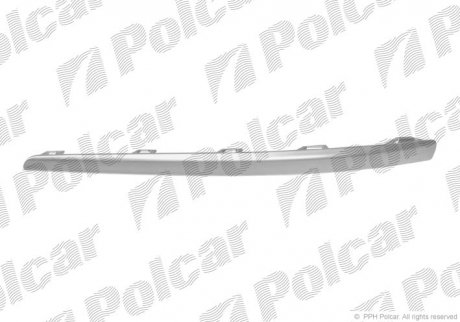 Молдинг бампера POLCAR 401507-8