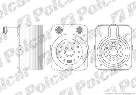 Радіатори олії POLCAR 1323L8-3