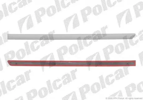 Накладка дверей лівий vw POLO, 94- POLCAR 95240045