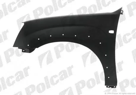 Крыло переднее POLCAR 394001-1