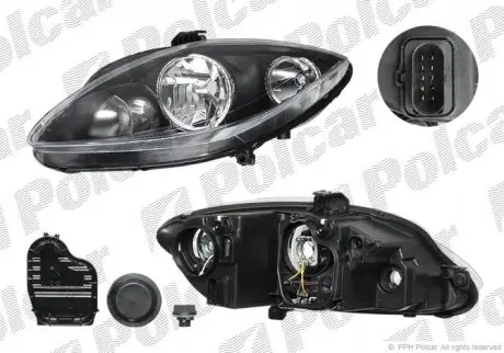 Фара основная POLCAR 6755090E