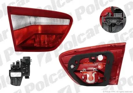 Фонарь задний POLCAR 6732873U