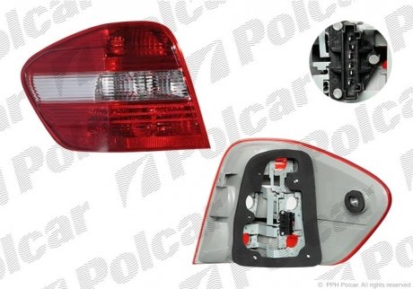 Фонарь задний POLCAR 5045871E