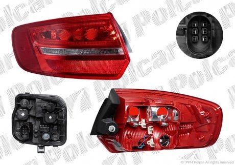 Фонарь задний POLCAR 1332871U