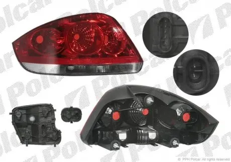 Ліхтар задній POLCAR 302588-E