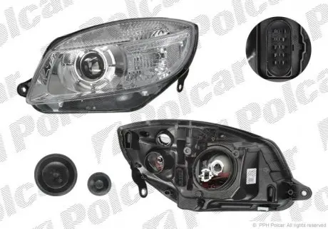 Фара основна POLCAR 6915101E