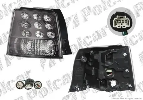 Фонарь задний POLCAR 526687-E