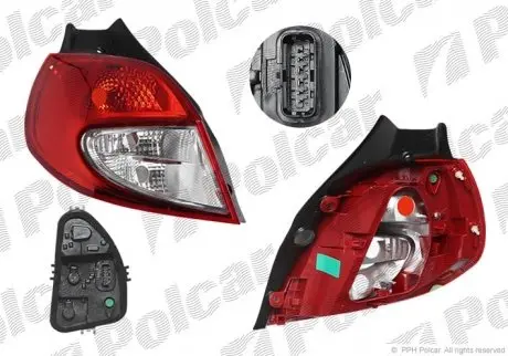 Ліхтар задній POLCAR 606487-U