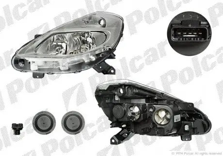 Фара основна POLCAR 606410-E