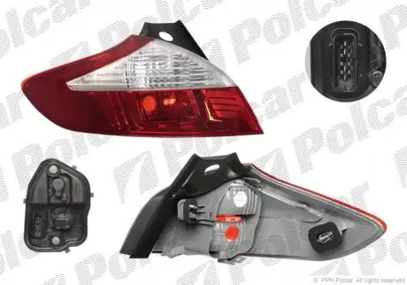 Фонарь задний POLCAR 601488-V
