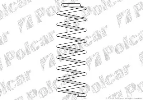 Пружина POLCAR ST615016
