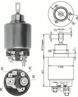 Тягове реле, стартер MAGNETI MARELLI 940113050124