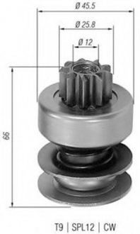 Бендікс стартера MAGNETI MARELLI 940113020063