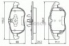 Тормозные колодки дисковые, к-кт. BOSCH 0 986 494 073 (фото 1)