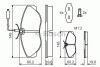 Гальмівні колодки дискові BOSCH 0 986 424 030 (фото 8)