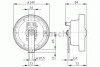 Звуковой сигнал; Звуковой сигнал BOSCH 0 320 223 003 (фото 2)