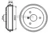 Тормозной барабан BOSCH 0 986 477 103 (фото 1)