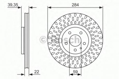 Тормозной диск BOSCH 0 986 479 588