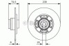 Гальмівний диск BOSCH 0 986 479 760 (фото 1)