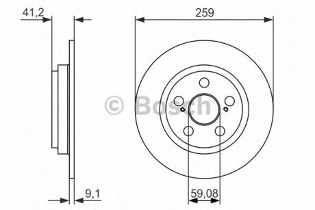 Тормозной диск BOSCH 0 986 479 766