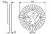 Тормозной диск BOSCH 0 986 479 534 (фото 1)