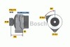 Генератор BOSCH 0 986 039 740 (фото 1)