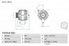 Генератор BOSCH 0 986 049 370 (фото 1)