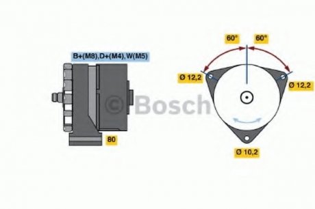 Генератор BOSCH 0 986 037 770