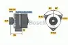 Генератор BOSCH 0 986 041 030 (фото 1)