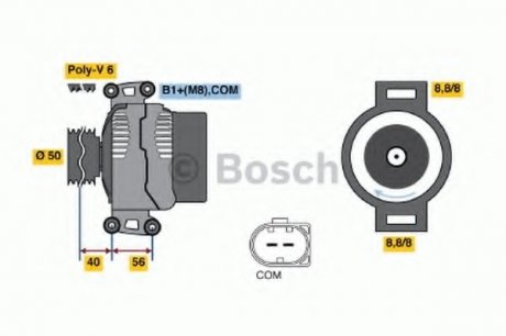 Генератор BOSCH 0 986 047 700