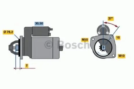 Стартер BOSCH 0 986 020 860
