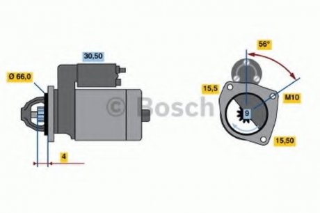 Стартер BOSCH 0 986 018 860