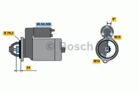 Стартер BOSCH 0 986 016 920