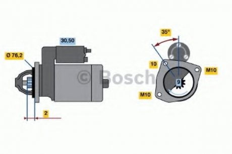 Стартер BOSCH 0 986 018 910