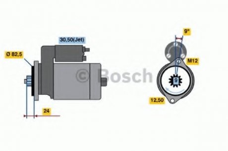 Стартер BOSCH 0 986 018 940 (фото 1)