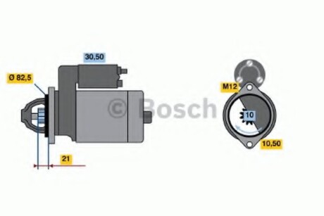 Стартер BOSCH 0 986 017 420