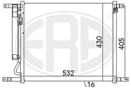 Радиатор ERA 667128