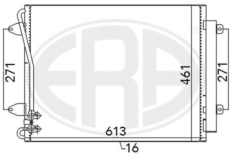 Радіатор ERA 667108