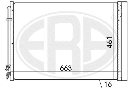 Радіатор ERA 667079