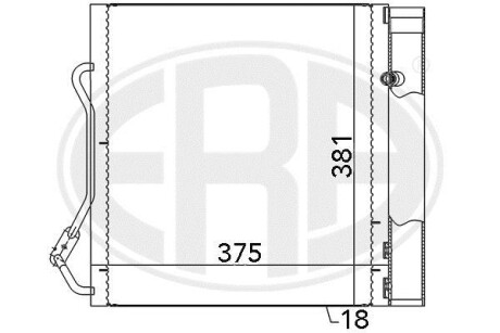 Радиатор ERA 667042