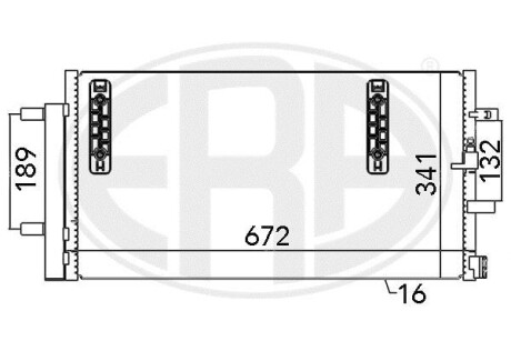 Радиатор ERA 667048