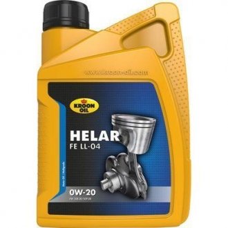 Моторна олія Helar FE LL-04 0W-20 1л KROON OIL 32496 (фото 1)