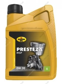 Моторное масло Presteza MSP 0W-20 1л KROON OIL 36495 (фото 1)